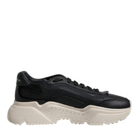 Dolce & Gabbana Black White Daymaster Low Top Sneakers Shoes