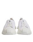 Dolce & Gabbana White Leather Low Top NS1 Sneakers Shoes