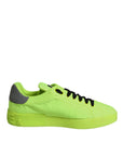 Dolce & Gabbana Green Portofino Logo Tape Men Sneakers Shoes
