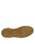 Dolce & Gabbana White Gold Crystal Logo Portofino Sneakers Shoes