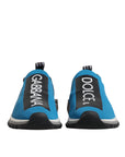 Dolce & Gabbana Blue Logo Low Top Sorrento Men Sneakers Shoes