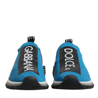 Dolce & Gabbana Blue Logo Low Top Sorrento Men Sneakers Shoes