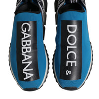 Dolce & Gabbana Blue Logo Low Top Sorrento Men Sneakers Shoes