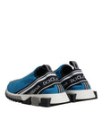 Dolce & Gabbana Blue Logo Low Top Sorrento Men Sneakers Shoes