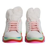 Dolce & Gabbana Multicolor Low Top Trainers Sneakers Shoes