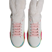 Dolce & Gabbana Multicolor Low Top Trainers Sneakers Shoes
