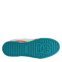 Dolce & Gabbana Multicolor Low Top Trainers Sneakers Shoes