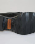Dolce & Gabbana Elegant Black Leather Derby Dress Shoes