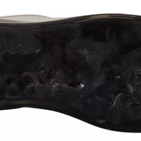 Dolce & Gabbana White Leather Portofino Sneakers Shoes