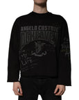 Dolce & Gabbana Black DG Heaven Crew Neck Pullover Sweater