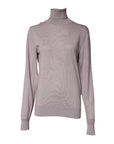 Dolce & Gabbana Brown Cashmere Turtleneck Pullover Sweater