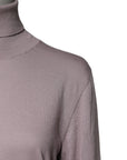 Dolce & Gabbana Brown Cashmere Turtleneck Pullover Sweater
