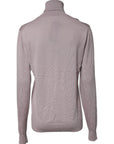 Dolce & Gabbana Brown Cashmere Turtleneck Pullover Sweater