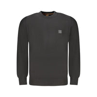Hugo Boss Black Cotton Men Sweater