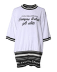 Dolce & Gabbana White Cotton DG Fashion Crew Neck Tee T-shirt