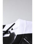 Dolce & Gabbana White Black Zebra Print Sweatshirt Sweater
