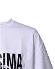 Dolce & Gabbana White Bellissima Cotton Crew Neck T-shirt