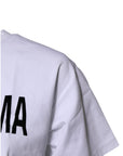 Dolce & Gabbana White Bellissima Cotton Crew Neck T-shirt