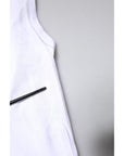 Dolce & Gabbana White Cotton Sleeveless Printed Tank T-shirt