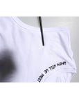 Dolce & Gabbana White Cotton Sleeveless Printed Tank T-shirt