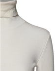 Dolce & Gabbana Cream Long Sleeves Turtleneck Slim Sweater