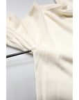 Dolce & Gabbana Cream Long Sleeves Turtleneck Slim Sweater