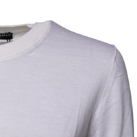 Dolce & Gabbana Cream Cashmere Knit Cropped Cardigan Sweater