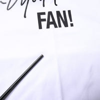 Dolce & Gabbana White Printed Cotton Round Neck Top T-shirt