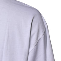 Dolce & Gabbana White Printed Round Neck Top Cotton T-shirt