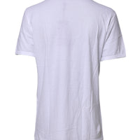 Dolce & Gabbana White Short Sleeves Round Neck Top T-shirt