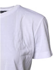 Dolce & Gabbana White Short Sleeves Round Neck Top T-shirt
