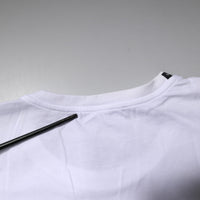 Dolce & Gabbana White Short Sleeves Round Neck Top T-shirt