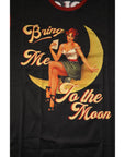 Dolce & Gabbana Black Pin Up Cotton Round Neckline Tank Top