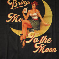Dolce & Gabbana Black Pin Up Cotton Round Neckline Tank Top