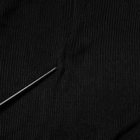 Dolce & Gabbana Black Knit Long Sleeves Turtleneck Slim Top