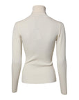 Dolce & Gabbana Cream Long Sleeves Turtleneck Slim Sweater