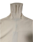 Dolce & Gabbana Cream Long Sleeves Turtleneck Slim Sweater
