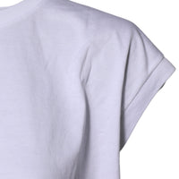Dolce & Gabbana White Cotton Sleeveless Round Neck Tank Top