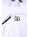 Dolce & Gabbana White Cotton Sleeveless Round Neck Tank Top
