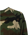 Dolce & Gabbana Multicolor Camou Cropped Sweatshirt Sweater