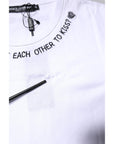 Dolce & Gabbana White Cotton Sleeveless Printed Tank T-shirt