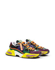 Dolce & Gabbana Multicolor Fabric And Leather Sneaker