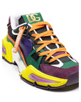 Dolce & Gabbana Multicolor Fabric And Leather Sneaker