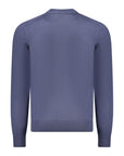 Hugo Boss Blue Wool Men Sweater