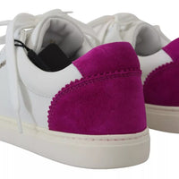 Dolce & Gabbana White Classic Sneakers Women Leather Shoes