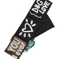 Dolce & Gabbana Black Stretch Multicolor Embellished Waist Belt