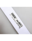 Dolce & Gabbana Black White Logo Printed Metal Buckle Belt