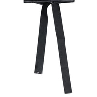 Dolce & Gabbana Black Waist Ribbon Wide Bow Logo Belt