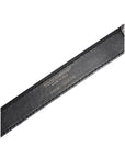 Dolce & Gabbana Silver Logo Engraved Metal Waist Buckle Belt