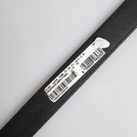 Dolce & Gabbana Black Leather Gold Metal Waist Buckle Belt